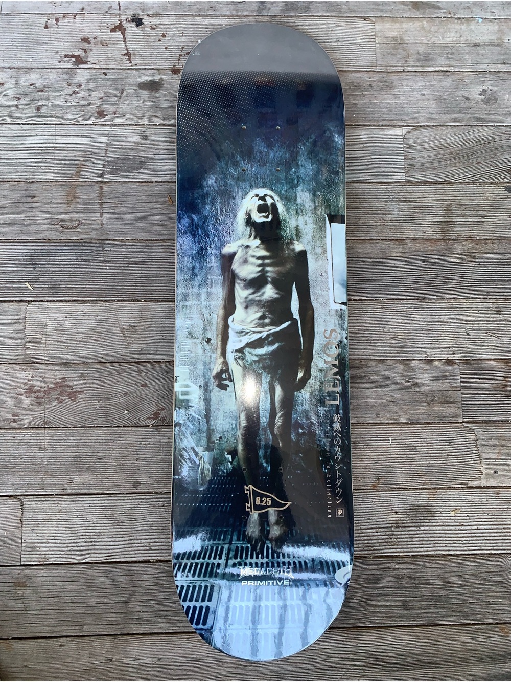 Megadeath Primitive 8.25 skateboard deck Sealed